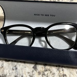 Oliver Peoples Black Round Optical Glasses FRAMES